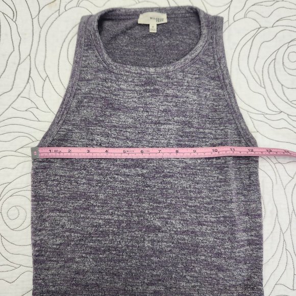[M] Wilfred Free Sleeveless Aritzia Cropped Knit Tank Top - Picture 7 of 8